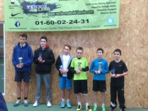 Résultats tournoi jeune février 2015